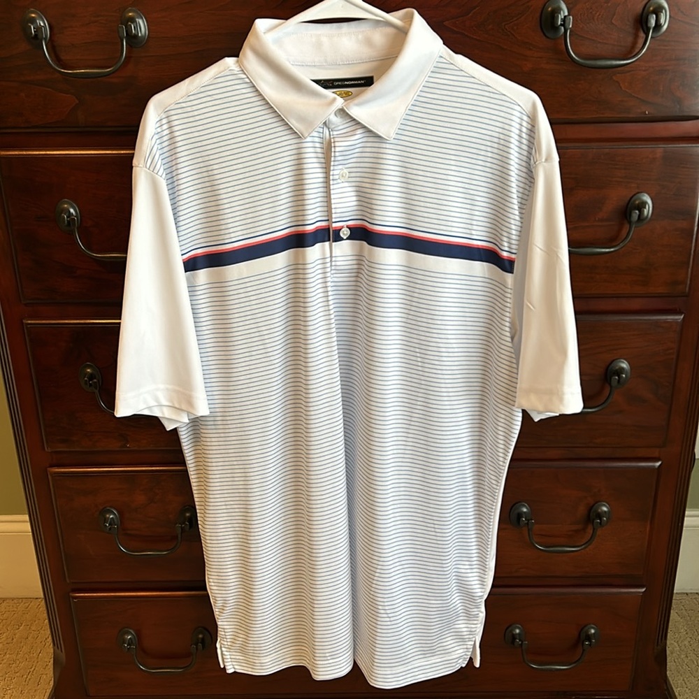 Greg Norman Play Dry Golf Shirt Mens Size Large